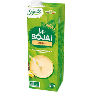 Sojade Organic Vanilla Soya Drink 1ltr - 4 Pack