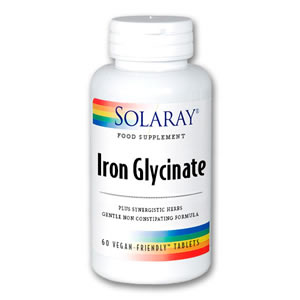 SOLAREY Iron Glycinate 25mg 60tabs