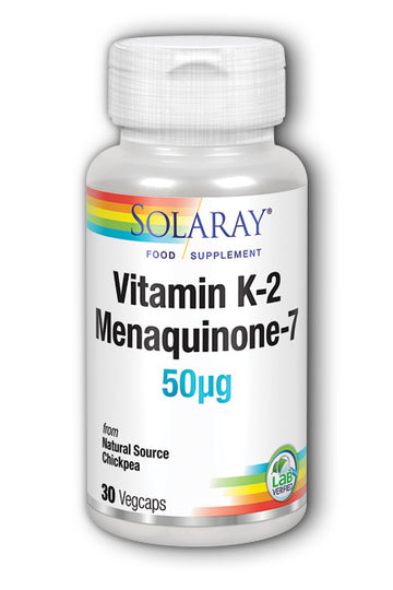 SOLAREY Vitamin K-2 Menaquinone 7 50mcg 30vcap