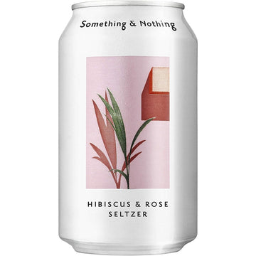 Something & Nothing Hibiscus & Rose Premium Soda 330ml - 12 Pack