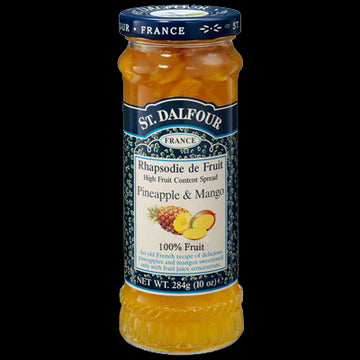 St Dalfour Pineapple & Mango Fruit Spread 284g - 2 Pack