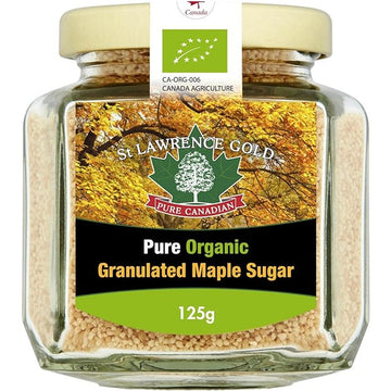 St Lawrence Gold Pure Organic Maple Sugar 125g