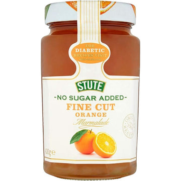 Stute No Sugar Added Fine Cut Orange Marmalade 430g - 2 Pack