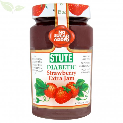 Stute No Sugar Added Strawberry 430g