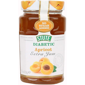 Stute No Added Sugar Apricot Jam 430g - 2 Pack
