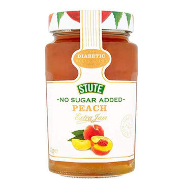 Stute Stute No Sugar Added Peach Jam 430g - 2 Pack