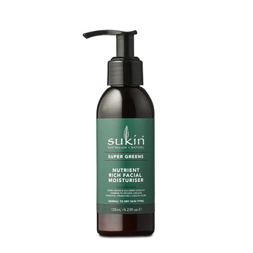 Sukin Super Greens Nutrient Rich Facial Moisturiser 125 Ml