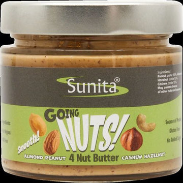 Sunita Going Nuts! 4 Nut Butter 200g
