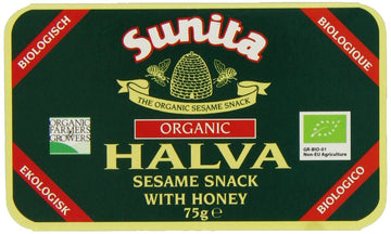 Sunita Organic Plain Honey Halva 75g - 2 Pack