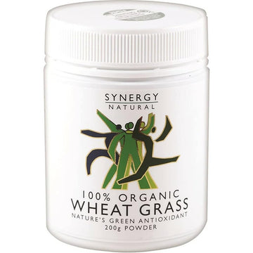 Synergy Natural Organic Wheatgrass Whole Leaf Powder 200g