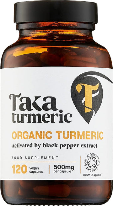 TAKA Taka Turmeric Organic Turmeric & Black Pepper Capsules 120caps
