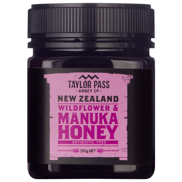 Taylor Pass Honey Co. Wildflower & Manuka Honey 250g