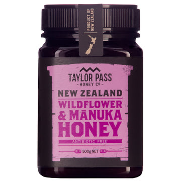 Taylor Pass Honey Co. Wildflower & Manuka Honey 500g