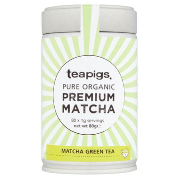 Teapigs premium organic matcha green tea - 80g tin