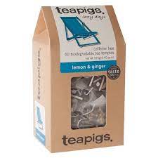 Teapigs lemon & ginger 50 tea temples