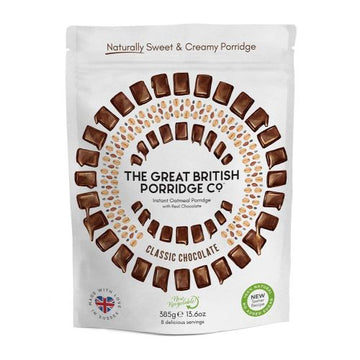 The Great British Porridge Com Classic Chocolate Porridge 385g - 2 Pack