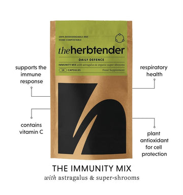 The Herbtender Daily Defence Immunity Mix 14 Caps Discovery Pouch