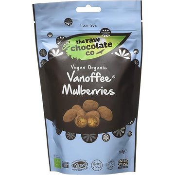 The Raw Chocolate Company Organic Vanoffee Mulberries 125g