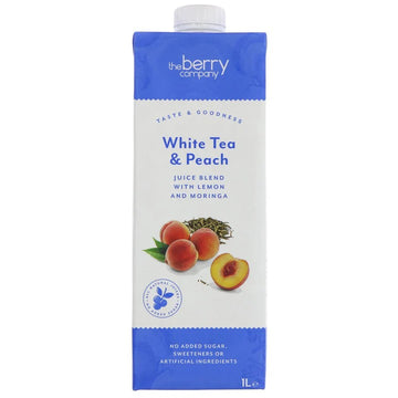 The Berry Company White Tea & Peach 1L - 12 Pack