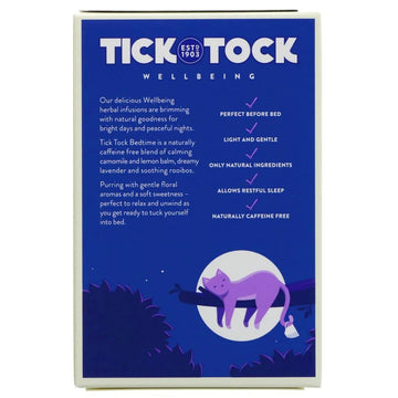 Tick Tock Tick Tock Wellbeing Bedtime Tea 20's - 2 Pack