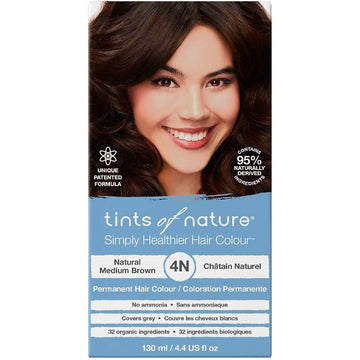 Tints of Nature 4N Natural Medium Brown 130ml