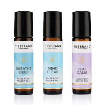 Tisserand Box of Mindfulness contains 3 pulse point roller balls