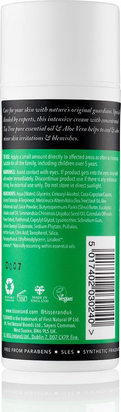 Tisserand Tisserand Tea Tree & Aloe Skin Relief Cream 50ml