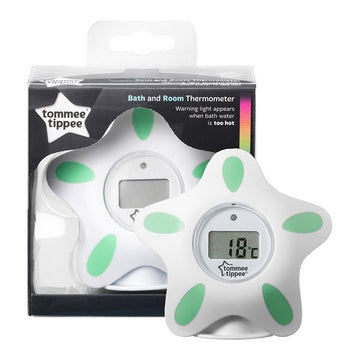 TOMMEE TIPPEE Bath & Room Thermometer - White & Mint 1 Unit