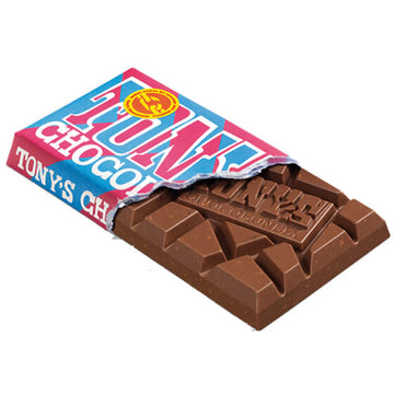 Tonys Chocolonely Chocolate Chip Cookie Chocolate Bar 180g - 3 Pack
