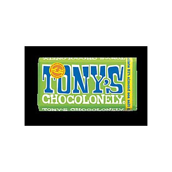 Tonys Chocolonely Dark Chocolate 61% Almond Sea Salt 180g - 3 Pack