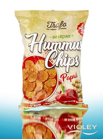 Trafo Organic Hummus Chips Paprika 75g - 6 Pack