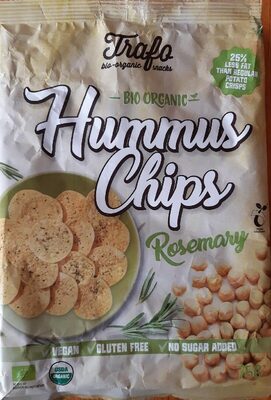 Trafo Organic Hummus Chips Rosemary 75g - 6 Pack