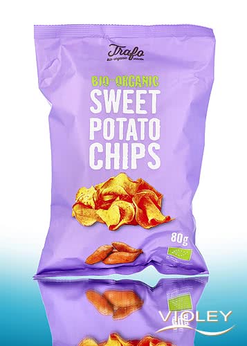 Trafo Organic Sweet Potato Crisps 80g - 6 Pack
