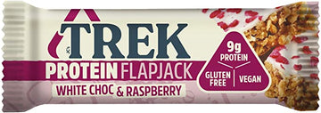 Trek White Choc & Raspberry Flapjack 50g - 16 Pack