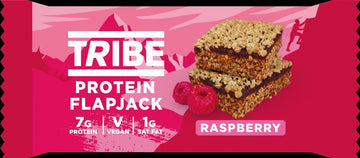 Tribe Gluten Free Protein Flapjack in Raspberry Flavour 50g - 12 Pack