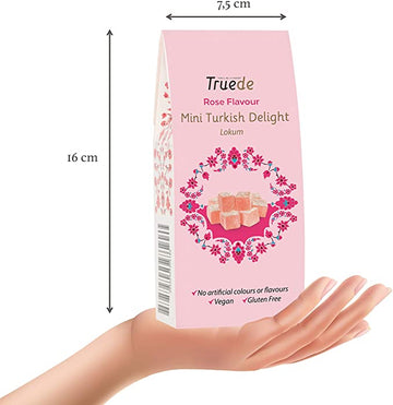 Truede Mini Rose Flavour Turkish Delight 150g - 5 Pack