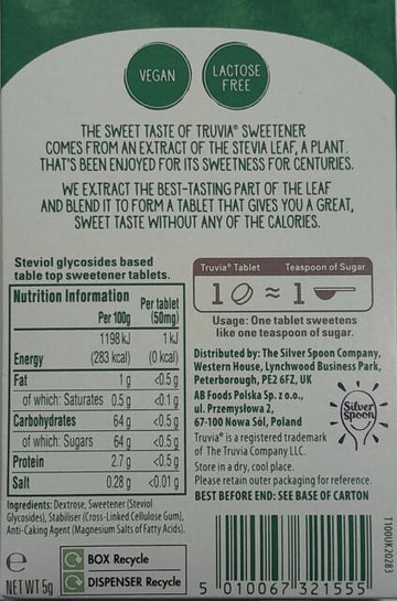 Truvia Truvia Sweetener Tablets 100 Tablets - 2 Pack