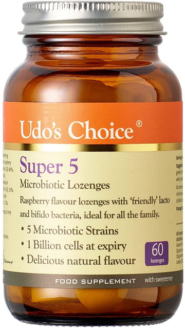 Udo's Choice Udo's Super 5 Microbiotic 60 Lozenges