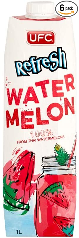 UFC Refresh 100% Watermelon Juice 1000ml - 2 Pack