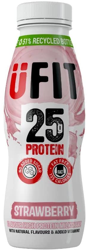 UFIT UFIT High Protein Shake Drink - Strawberry 330ml - 10 Pack