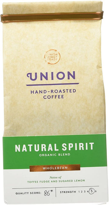 Union Roasted Coffee Union Coffee Natural Spirit Organic - Wholebean