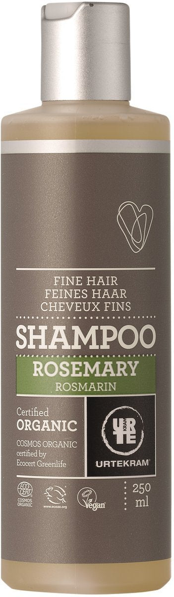 Urtekram Organic Rosemary Shampoo for Fine/Thinning Hair 250ml