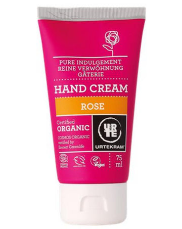 Urtekram Vegan Organic Rose Hand Cream - 75ml