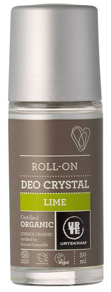 Urtekram Organic Crystal Deodorant Roll On Lime 50ml