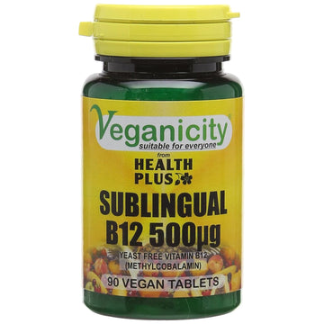 VEGANICITY Veganicity B12 500mcg Sublingual 90tabs