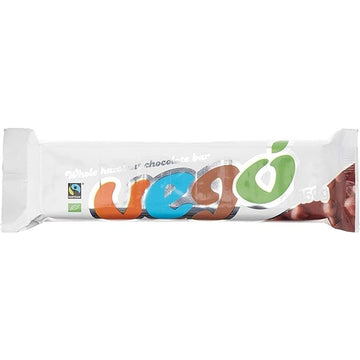 Vego Organic/FT Whole Hazelnut Chocolate Bar 150g - 10 Pack