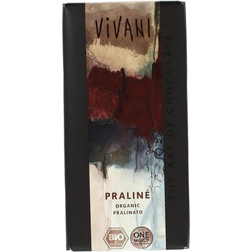 Vivani Praline Chocolate Organic 100g - 10 Pack