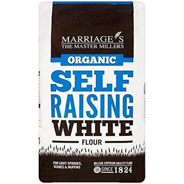 W H Marriage Org Self Raising White Flour 1000g - 6 Pack