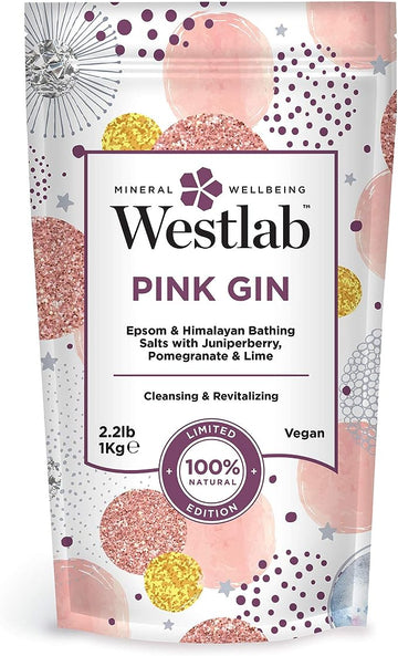 WESTLAB LTD Westlab Pink Gin Bath SalWESTLAB LTD 1kg