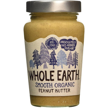 Whole Earth Whole Earth Smooth Organic Peanut Butter 340g
